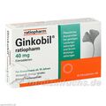 GINKOBIL-ratiopharm 40mg Filmtabletten, 60 ST – PZN 6680800