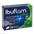 Ibuflam akut 400mg Filmtabletten, 20 ST – PZN 4100218