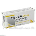 VITAMIN B6 20 mg Jenapharm Tabletten, 100 ST – PZN 4029414