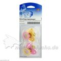 Beruhigungssauger Kirsch Latex 0-6M pastell/gb/r, 2 ST – PZN 4790602