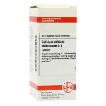 Calcium Stibiato Sulfuratum D 4 Tabletten (80 stk)