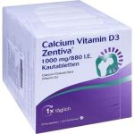 Calcium Vitamin D3 Zentiva 1000mg/880 I.E., 100 ST
