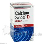 CALCIUM SANDOZ D OSTEO 500MG/400I.E. Kautablette, 120 ST