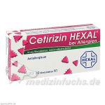 Cetirizin Hexal bei Allergien, 20 ST