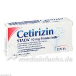 Cetirizin STADA 10mg Filmtabletten, 7 ST
