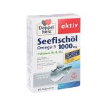 Doppelherz Seefischöl Omega-3 1000 mg+Fols. Kapsel (n)  (60 stk)