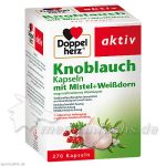 DOPPELHERZ KNOBLAUCH KAPSELN MIT MISTEL U.Weißdorn, 270 ST
