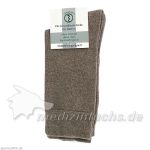 Diabetikersocken 43/46 beig He ohne Gummi VENASOFT, 4 ST