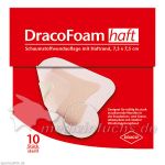 DracoFoam Haft Schaumstoff Wundauflage 7.5x7.5cm, 10 ST