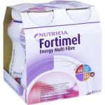 Fortimel Energy Multi Fibre Erdbeergeschmack, 4X200 ML