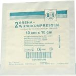 Erena Vlies-Kompresse steril 10X10cm, 2 ST