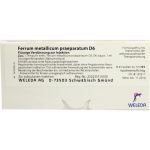 FERRUM MET PRAEP D 6, 8X1 ML