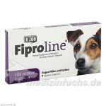FIPROLINE 67 mg Lsg.z.Auftropf.f.kleine Hunde, 4 ST