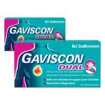GAVISCON Dual 250 mg, 106,5 mg, 187,5 mg Kautabletten (2x48 stk)
