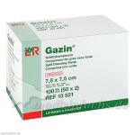 GAZIN Schlitzkompresse 7.5x7.5cm 8fach steril, 50X2 ST