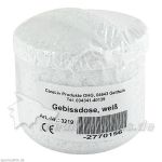Gebissdose weiß mit Einsatz und Deckel, 1 ST