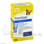 FreeStyle Precision Blutzucker Teststr. o. Codier., 100 ST