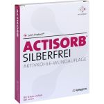 ACTISORB SILBERFREI 6.5x9.5 cm, 10 ST