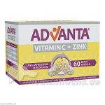 ADVANTA Vitamin C + Zink Depotkapseln, 60 ST