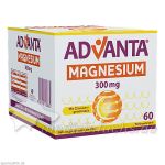 Advanta Magnesium 300mg mit Zitronengeschmack, 60X3.7 G