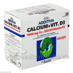 ADDITIVA CALCIUM 1000mg + Vit.D3, 20 ST