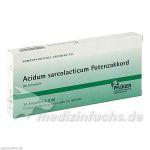 ACIDUM SARCOLACTICUM POTENZAKKORD Ampullen, 10X2 ML