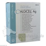 Algicell Ag Alginat-Verband mit Silber 5x5cm, 10 ST