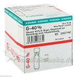 Glucose 40% Braun Mini-Plasco connect, 20X10 ML