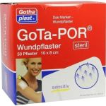 GoTa-POR Wundpflaster steril 100mmx80mm, 50 ST