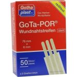 GoTa-POR Wundnahtstreifen steril 76x6mm, 50 ST