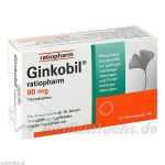 GINKOBIL ratiopharm 80 mg Filmtabletten, 120 ST