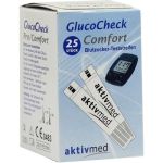 GLUCO CHECK Comfort Teststreifen, 25 ST