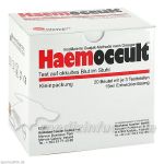 HAEMOCCULT Kleinpackung i Beuteln zu je 3 Testbrie, 20X3 ST