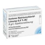Isotone Nacl Lösung 0.9% Bc Plastik amp.inj.-lsg. (10X5 ml)