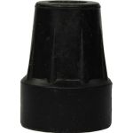 Krückenkapsel18/19mm schw m.Stahleinl.f.Unterarmst, 1 ST