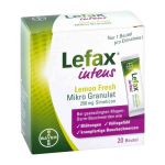 Lefax intens Lemon Fresh Mikro Granul.250 mg Sim. (20 stk)