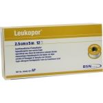 LEUKOPOR 5MX2.5CM, 12 ST