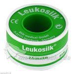 LEUKOSILK 5MX2.5CM, 1 ST