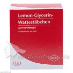 Lemon Glycerin Sticks Mundpflege AUSBÜTTEL, 25X3 ST