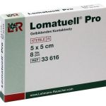 Lomatuell Pro 5x5cm steril, 8 ST