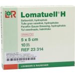 Lomatuell H Salbentüll 5x5cm, 10 ST