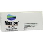 MAALOX 25 mVal, 50 ST 