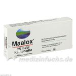 MAALOX 25 mVal, 20 ST 