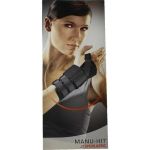 Manu-Hit L 07031 m schw Handgelenkbandage 18cm, 1 ST