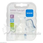 MAM Sauger Gr. 1 0+ Monate Silikon, 2 ST