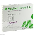 MEPILEX BORDER LITE 7.5x7.5cm STERIL, 5 ST
