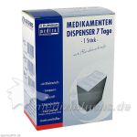MEDIKAMENTENDISPENSER 7 Tage weiß transp m Blinden, 1 ST