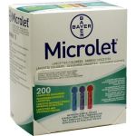 MICROLET Lanzetten farbig, 200 ST