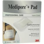 Medipore +Pad 3M 5.0 cm x 7.2 cm, 5 ST