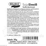 MEGAMAX Soja Eiweiss Vanille, 30 G